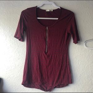 Striped Bodysuit - Large